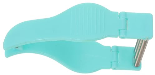 Uonlytech Manueller Gesichtshaarentferner Spirale für Frauen aus Hips Material Schmerzfreie Haarentfernung von Wurzel für Hause Anwendung Blau