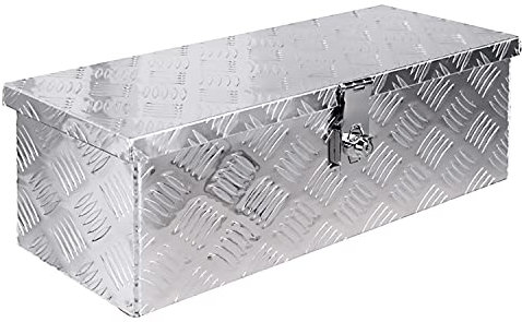 Trucky Truck Box Caisse de Transport Remorque Boîte à Outils Chequer Plaque en Alu 15 Tailles, TBA-Modell:TBA-D025 (1)