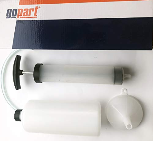Gopart Öl Absaug Set für Benzin Rasenmäher (Absaugpumpe, Trichter, Sammelbehälter) Ölabsaugsatz Oil Extractor Kit FGP250000GP