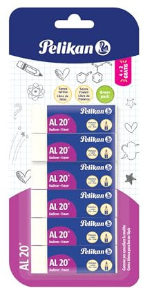 Pelikan, Radiergummi Blase 6 Gomme Bianco
