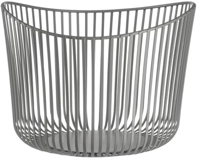 blomus Aufbewahrungskorb -MODO- | Satellite | 32L x 32B x 23H cm | Gitterkorb | Dekokorb aus Edelstahl