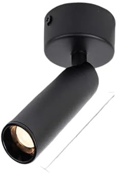 Lampes pour tableaux pour mur Projecteurs industriels de plafond à faisceau étroit de 8 °/15 °/24 °, spot à broche à montage en Surface 3W 5W for la lumière d'image de galerie de musée de bijoux(Black