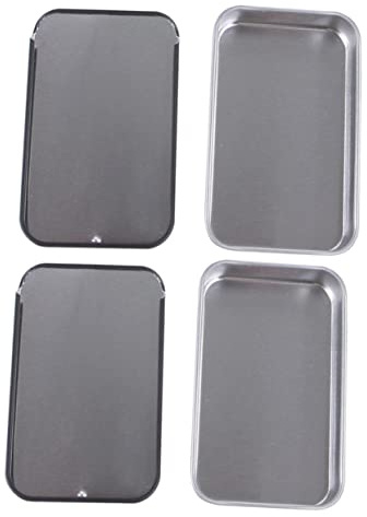 Toyvian 2pcs Bird Training Box Sliding Lid for Bird Food Export Box Push-pull Cover Case