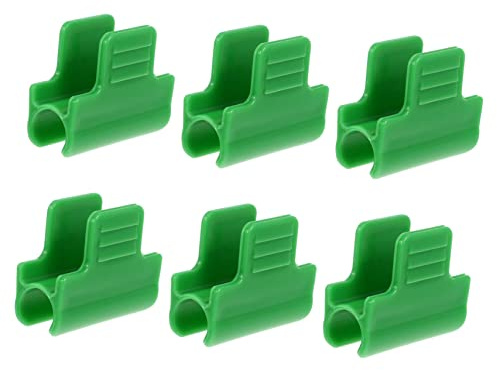 AKOOSY 40 Piezas Unidades Clips para Invernadero Abrazaderas Plásticas Resistentes para Fijar Película y Huerto y Jardín Accesorios Duraderos para Soporte de Estructura