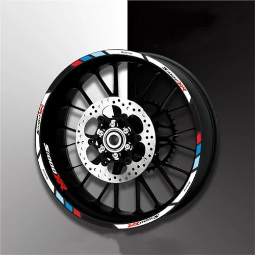 Adesivi Ruote Moto Adesivi Riflettenti Per Cerchi Moto Per BMW S1000XR S1000 S 1000 XR Per A Strisce Per Mozzi Impermeabili Adesivo per cerchioni