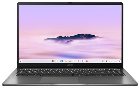 ASUS Chromebook Plus CX15 CX1505CTA-S70031 - Ordenador Portátil 15.6 Full HD (Intel Core 3 N355, 8GB RAM, 128GB eMMC, Graphics, ChromeOS) Gris Roca - Teclado QWERTY español