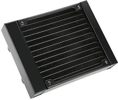 Mugast Radiatore in Alluminio, Raffreddamento ad Acqua del Computer 120mm / 240mm / 360mm Radiatore G1 / 4 Separatore dell'Acqua del Filo, 12 Tubes Radiatore del dissipatore d'Acqua (120mm)