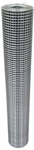 Garmix Volierendraht 100cm 16x16mm Maschendraht 4-Eck Verzinkt Drahtgitter (25m, 0,75mm)