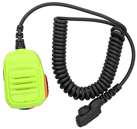 ASHATA Walkie Talkie Microfono Altoparlante Portatile per Hytera PD702 PD702G PD782 PD705 PD705G PD785, Microfono Altoparlante Radio Bidirezionale, Microfono Portatile Walkie Talkie Spalla