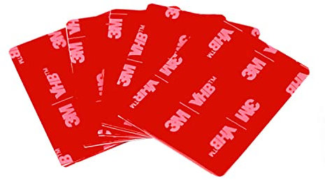 3M VHB 5952 Almohadillas Adhesivas Doble Cara Extra Fuerte, 10 Piezas Almohadillas Adhesivas de Doble Cara Para Unir Materiales Distintos,Reparar,Instalación (45mm * 45mm*10)