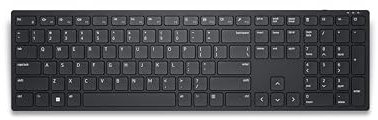 Dell KB500 Tastiera Senza Fili – QWERTY Italiano, RF 2.4 GHz, Tasti Programmabili, Crittografia AES-128, Batteria 36 Mesi, Compatibile con Windows, Mac, Linux, ChromeOS e Android, Nero