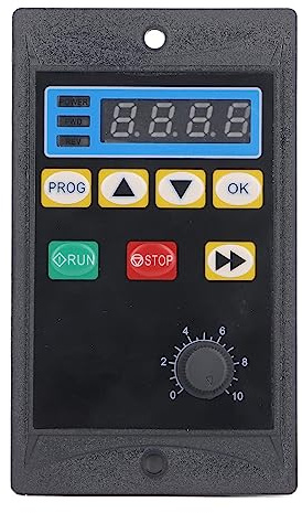 Focket Convertitore Monofase a Trifase, Uscita AC 220V 1.1KW 6A Variatore di Frequenza per Il Controllo della velocità del Motore del Mandrino, Ingresso Monofase e Uscita