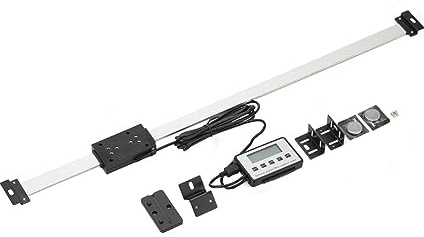 ECUTEE Digital Readout Kit Akkurate digitale Linear Scale LCD Auslesekit Digitalanzeige 0-500mm Drehmaschine LCD Linearskala Digital Readout Kit für Fräsmaschinen-Drehmaschinen