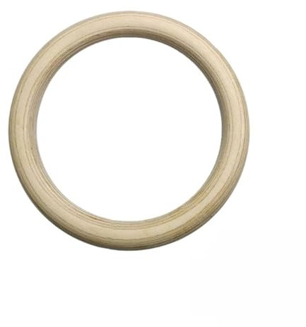 CaFfen Turnringe Holz Holz ;Tragbare Gymnastikringe Home Fitness Gym Krafttraining Ringe Turnen (Größe : 32mm 1 Pair)
