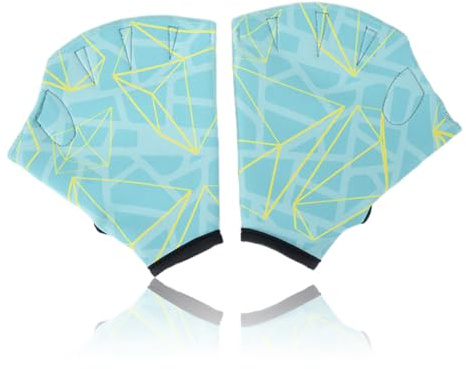GNHG Guanti da Nuoto Professionali Neoprene | Guanti Palmati Sport Acquatici | Allenamento Piscina | Resistenza Acqua | Unisex Uomo Donna | Made in Neoprene Premium