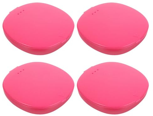 ARTSEWPLY Contenitore Porta Coppette Mestruali in Plastica 4 Pezzi, Custodia Portatile Compatta per Viaggio, Scatola per Assorbenti Riutilizzabili Donna, Supporto Igienico Multifunzionale