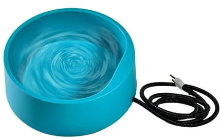 Beheizte Trinkwasserschale | Steckdosen Tränkenwärmer - Heizbarer Für Haustiere - Für Hinterhof, Zwinger, Stall, Vieh, Hühner, Vögel, Geflügel, Hühnerstall Und