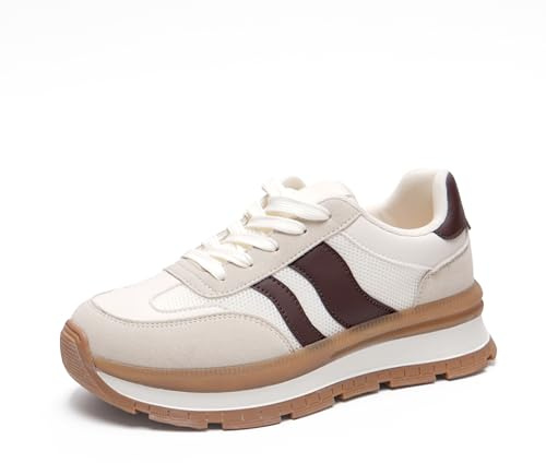 JOMIX Sneakers Donna Casual Scarpe Ginnastica Leggere Comode Platform per Passeggiate