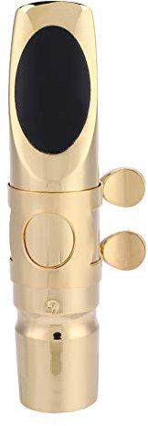 Saxophon 7C Mundstück, Es Alt Saxophon 7C Mundstück Metall mit Cap Pads Musikinstrumente Zubehör