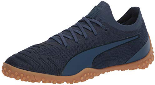 PUMA Herren 365 Concrete 1 St Futsal-Schuh, Dark Denim Black-Gum, 38.5 EU