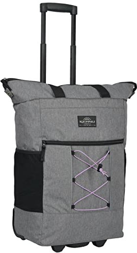 Einkaufstrolley Keanu Wheel Trolley Shopping Damentasche Einkaufsroller Korb Shopper - Trinity - FABRAUSWAHL (Grau Pink Tension)