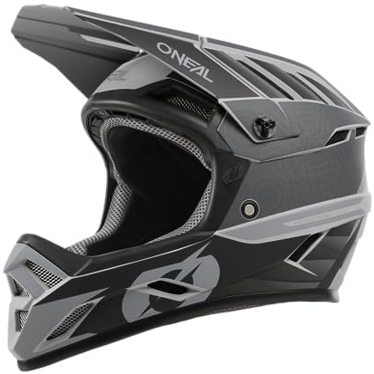 O'NEAL | Mountain Bike Helmet | MTB Downhill | Safety Standard EN1078, Ventilation openings for cooling, ABS outer shell | Backflip Helmet Eclipse V.24 | Adult | Black Grey | Size XXL