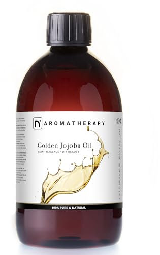 n2 Aromatherapy Jojoba Oil - 450 millilitres - for Healthy Hair Growth, Skin, Massage, Face, Nails, Scalp, Body - DIY Beauty, Aromatherapy