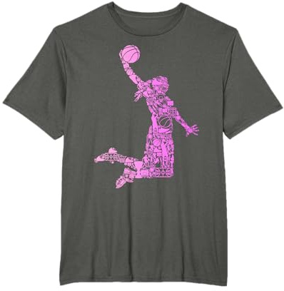 Basket Pallacanestro Ragazza Bambina Donna Maglietta