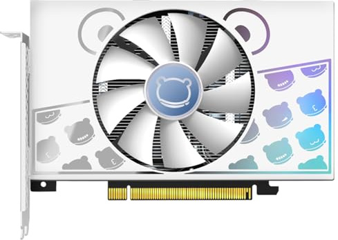 HUIOP Carte Graphique RTX4060 8G GDDR6 Compatible avec Les Petits boîtiers d'ordinateur Cartes Graphiques d'ordinateur Carte Graphique pour PC de Jeu Conception Unique Matériaux de Haute qualité