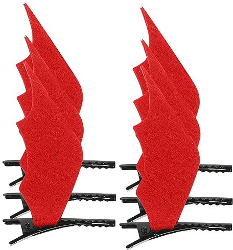 WESIEVYA 3paires Bandeau De Cheveux Halloween Lot Pinces à Cheveux Forme De Chauve-souris Accessoires Cosplay Pour Fête Halloween Pour Costumes Et Événements Thématiques