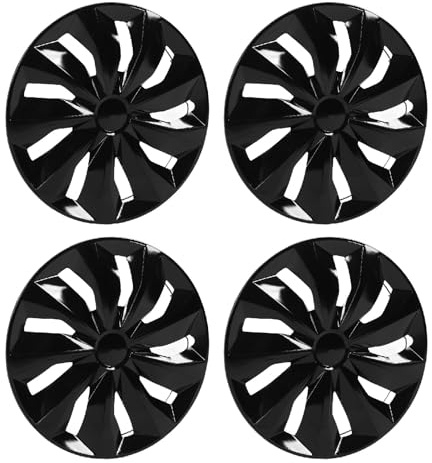 Enjoliveurs de Roue Enjoliveurs Durables Noirs, Remplacement de 15 Pouces pour 208
