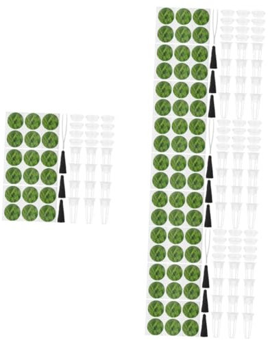 Yardwe 4 Set di Cestini per Piante Idroponiche Cestini Fissi per Piante Vasi di Plastica per Uso in Giardino E Balcone