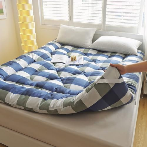 5 cm Dicke Japanische Futonmatratze, Japanische Tatami-Futon-Bodenmatratze, Klappbett-Schlafmatratze, Klappbare Campingmatte, Campingsofa(D,180 x 200cm(5kg))