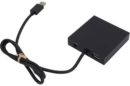 para PS VR2 Adaptador de PC, Adaptador de Juego VR, Adaptador de Juego de PC de Reemplazo Salida de Alta Resolución Adaptador de Juegos de Computadora Multifuncional Estable para