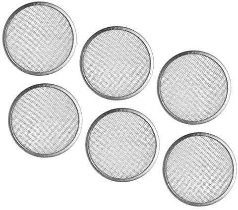 Hoement Keimglasdeckel Aus Edelstahl 304 Rostfreier Filterdeckel Für Sprossenherstellung Und Flüssigabseihung Vielseitiger Netzdeckel Für Haushaltsgläser Mit Siebfunktion