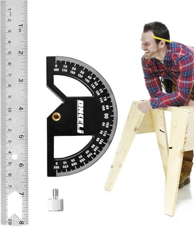 Angle Protractor, Angle Finder Tool, Gasible Angle Measuring Edge Ruler, Multifunction Construction Tools for Woodworking Enthusiasts and Professionals