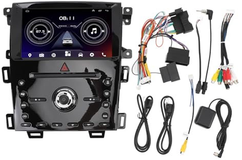 Gearwell Car Stereo, Android Radio System Compatible with Edge 2010 to 2015, 9in Touchscreen GPS Navigation Carplay Unit