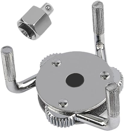 Herramienta de extracción de filtro de aceite, llave de malla de infusión magnética de 3 mandíbulas, instrumento de extracción ajustable para un fácil cambio de pantalla líquida, camiones, tractores y