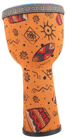 8 Zoll Djembe Trommel aus Pvc für Anfänger und Kinder | Handtrommel für Bühnenauftritt und Unterricht, laut Klingend, Einfach zu Spielen