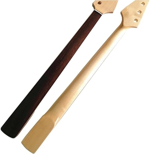 20 Bünde E-Bass-Gitarrenhals, glänzende Farbe, Fretless-Griffbrett, keine Bünde, Musikinstrumentenzubehör