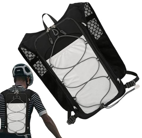 Trinkrucksack Running – feuchtigkeitsspendende Brustweste mit reflektierenden Streifen – Rucksack schweißresistent für Wasser – für Laufen, Wandern, Radfahren, Klettern, Joggen, Reiten, Sport, Outdoor