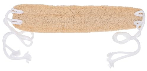 UKCOCO Esponja de Lufa Natural Función de Masaje y Exfoliación para Exfoliar Cuerpo y Espalda, Esponja Vegetal Beige para Hombres y Mujeres