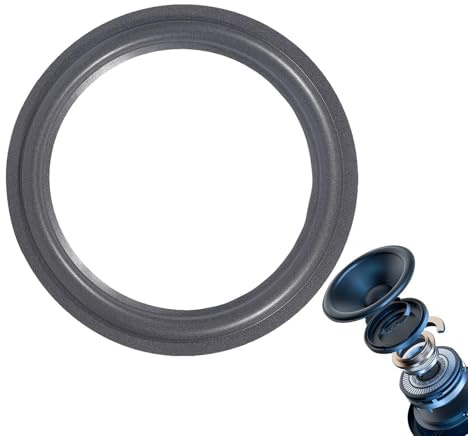 Genérico Espuma Surround para Alto – Lightweight High-Performance Stylish | Altavoz, Borde en, Piezas De Repuesto Cuerno, Plegable Elástico Anillos | Multiusos Exterior Utilidad Interior