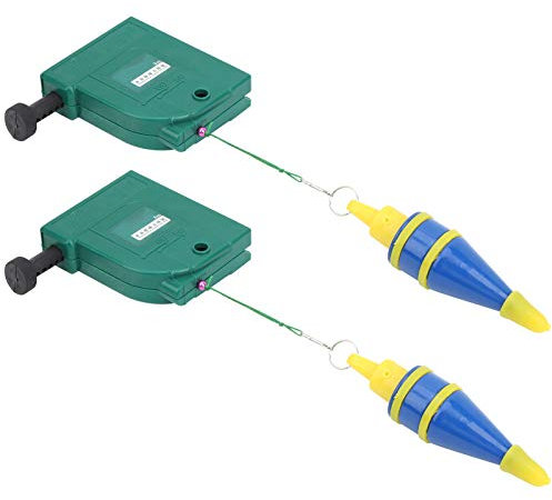 2 Pezzi 3 Metri in Lega di Acciaio Filo Magnetico Martello Linea Goccia Piombo Bob Setter Filo a Piombo
