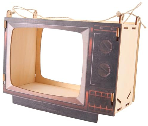Fubdnefvo Vogelfutterstation Wildvogelbeobachter Auslaufsicheres Vogelfutterstation TV DIY Vogelwasserbehälter im Freien