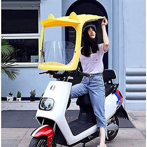 Regenschutz für Elektromobile, Motorrad-Regenschutz, universeller Sonnenschutz für elektrische Motorräder/wasserdichte Regenschutzhülle für Motorroller/Überdachung für Batterieautos, Regenschirmabde