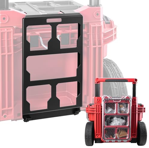 Packout Mounting Plate Compatible with Milwaukee 48-22-8427 Toolbox, Attaches to Rolling Toolbox Handle, Organizer Storage Bracket for Packout Tool Box System