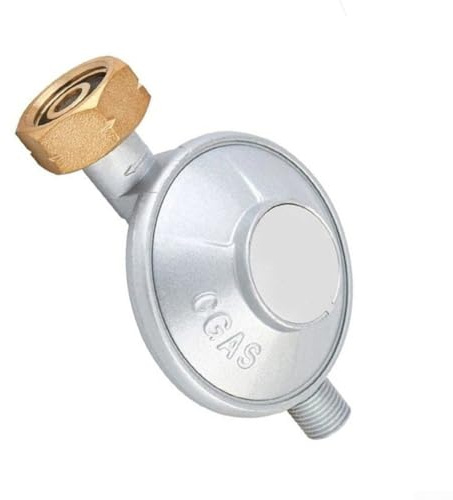 Drivstraw Druckminderer 30mbar und 50mbar mit G1/4-LH Anschluss für Gasflaschen, kompatibel mit BBQ & Grill Ersatzteilen (50mbar)