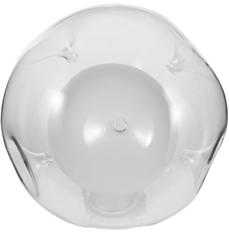 Ciieeo Glass Globe Lamp Shade Replacement for G9 Socket, 12cm Opal round Glass Pendant Cover, Milk White Hanging Light Fixture Globe for Living Room and Dining Room