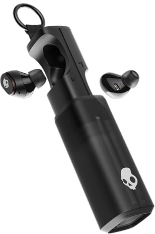 Skullcandy Dime 360 Wireless Earbuds with Clip-Anywhere Case - True Black | In-Ear Fit, Bluetooth, Noise Isolating, 28 Hours Battery, Microphone for iPhone Android, Easy Clip-On Design for Travel